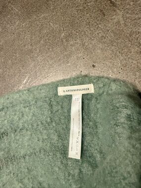 Anthropologie Green Oversized Scarf